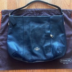 Coach Black Leather Bag